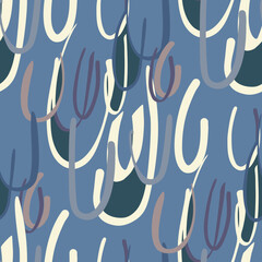 Obraz premium Scribbles Seamless Pattern
