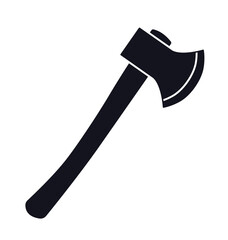 Wood cutter axe vector icon