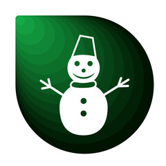 Merry Christmas icon. New year sign vector illustration.