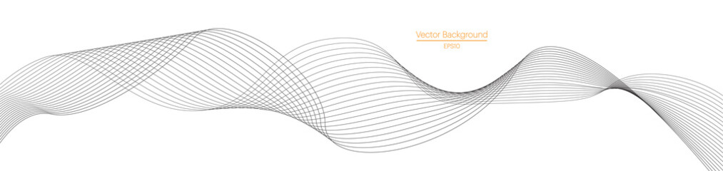 Smoke abstract background with curve shape. Usable for poster, wallpaper, cover and flyer. Colored wave lines like smoke. Colorful fluid poster.