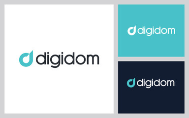 Letter D Logo : Suitable for Company Theme, Technology Theme, Initial Theme, Infographics 