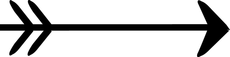 Hand drawn arrow icon