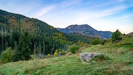 Góry Tatry jesień 
