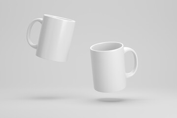 Mug mock up / Coffee cup template on studio background