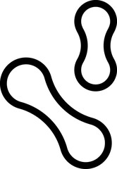 Fototapeta premium Prebiotic, microbe, lactobacillus sign