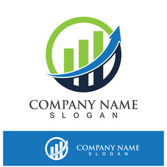Business finance logo template