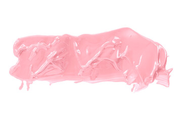 Shiny pink brush isolated on transparent background. pink watercolor png