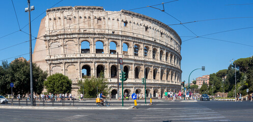 August 3, 2022 Rome view of Colosseo
