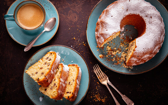 cake and coffee