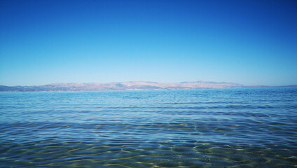Fototapeta premium blue sky and sea