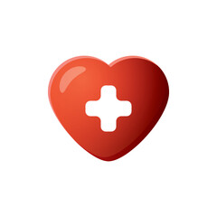 Game UI asset. Gaming user interface health points icon. vector illustration