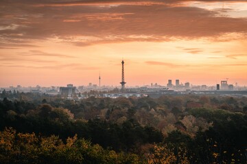 Scenic view from Grunewald hill, Berlin, Germany
