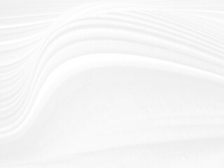 Clean fashion woven beautiful soft fabric abstract smooth curve shape decorative textile white backgrounds
