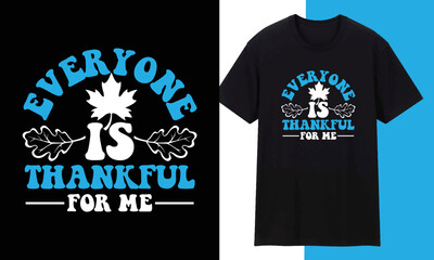 Fall Autumn Creative Trendy Typography T shirt Design