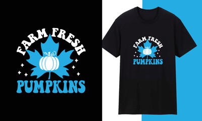 Fall Autumn Creative Trendy Typography T shirt Design