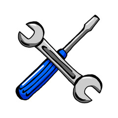 Screwdriver and Wrench