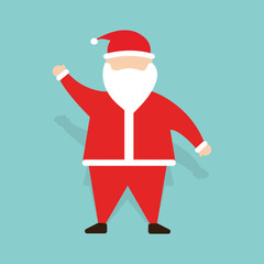 vector santa claus celebrating christmas celebration