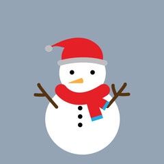 santa claus christmas snowman vector
