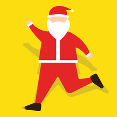 vector santa claus celebrating christmas celebration