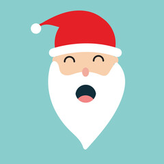 vector santa claus celebrating christmas celebration