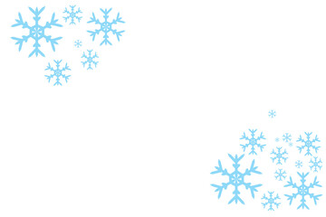 christmas and winter blank vector illustration