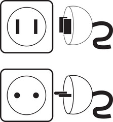 home and building electrical outlets and plugs