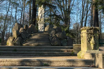Foto op Plexiglas Rakotzbrücke Kromlau, Rhododendronpark Kromlau, Deutschland