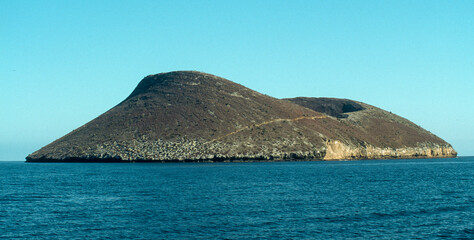 Volcan, Ile Daphne Major, Archipel des Galapagos, Equateur