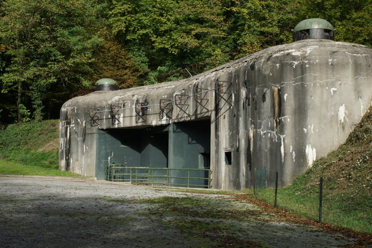 Part of Maginot Line Defences,  Hunspach, Haguenau-Wissembourg, Bas-Rhin, Grand Est, France (Alsace)