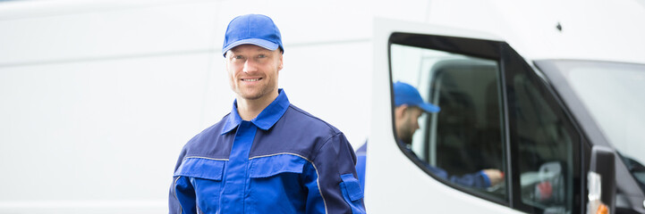 Portrait Of A Young Male Worker