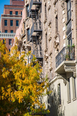 Fire Escapes and City Buildings, New York