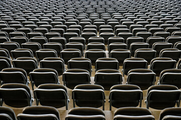 Naklejka premium seats in multiple rows