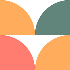 Modern Geometric Border Vector