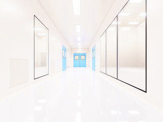 Corridors For Clean room pharmaceutical plant	