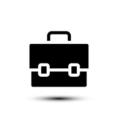 Briefcase icon. flat design vector illustration for web and mobile