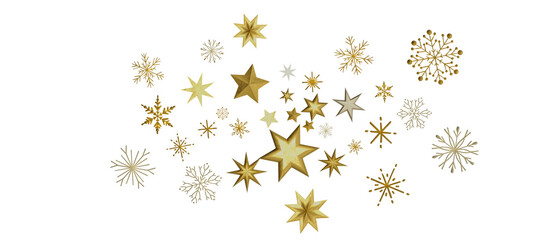 Snowflakes Falling On Snow - Winter Banner