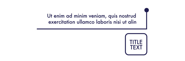 Digital callouts titles. Set of HUD futuristic sci fi frame template. 