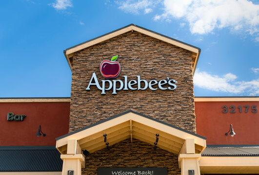 Applebee's restaurant entrance fa&ccedil;ade, on August 12, 2022, Temecula, California. USA