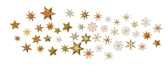 Snowflakes Falling On Snow - Winter Banner