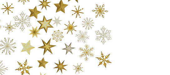With Realistic Snowflakes Overlay On Light Silver Backdrop. Xmas Holidays