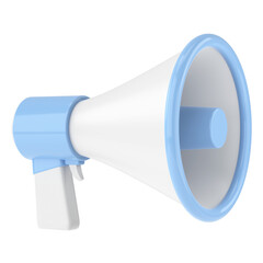 Megaphone. 3D illustration.