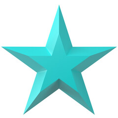 Obraz premium 3D star. 3D illustration.