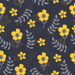 Vector illustration of a seamless floral pattern in spring for Wedding, anniversary, birthday and party. Design for banner, poster, card, invitation and scrapbook 