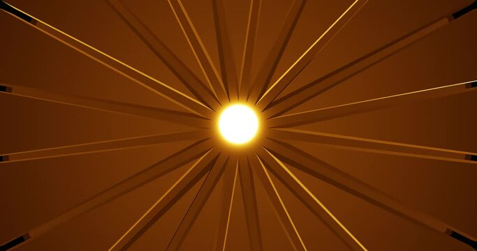 3d render with bright orange glow composition with highlights