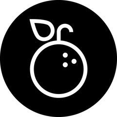 Exotic fruit line icon
