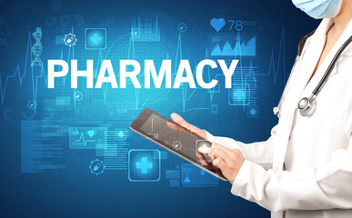 young doctor writing down notes