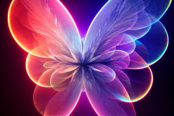 Ethereal, abstract, colorful wallpaper background, digital art