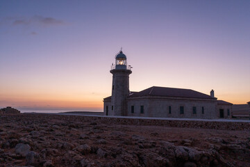 coastal lighthouses of Europe on the island of Menorca