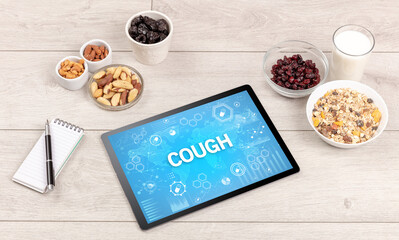 Healthy Tablet Pc compostion, immune system boost concept