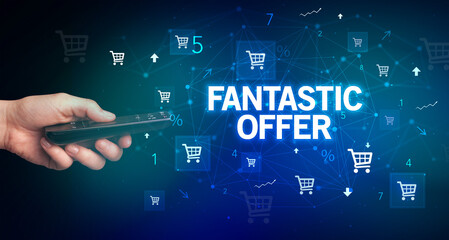 male hand holding wireless peripheral
